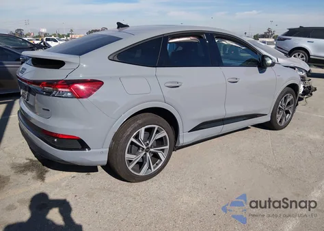 2023 Audi Q4 Sportback E-Tron Prestige 50 Quattro из США, поврежденный, VIN WA142BFZ1PP057090